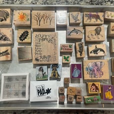 Wooden Stamp Lot