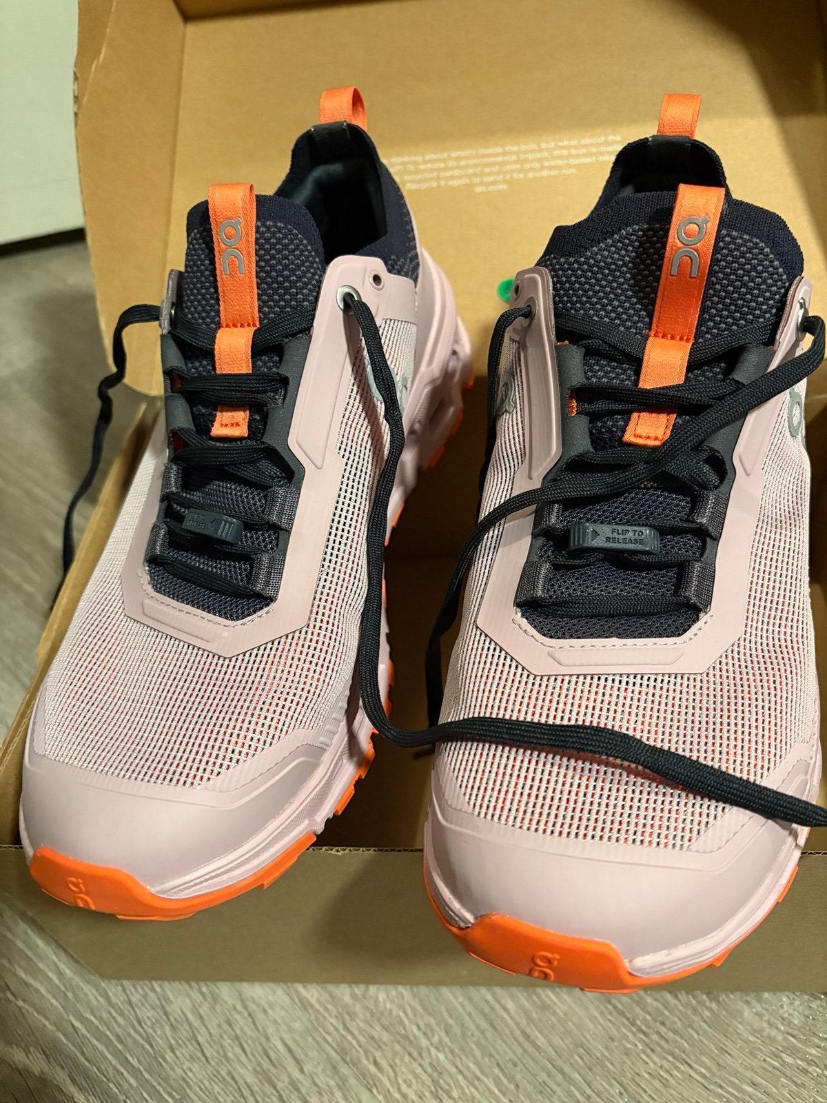 On shoes