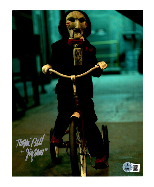 Tobin Bell Signed Autographed Jigsaw 8x10 Photo with Beckett Witness COA