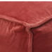 Costa Velvet Pouf Blush - Threshold™: Modern Square Upholstered Footstool,