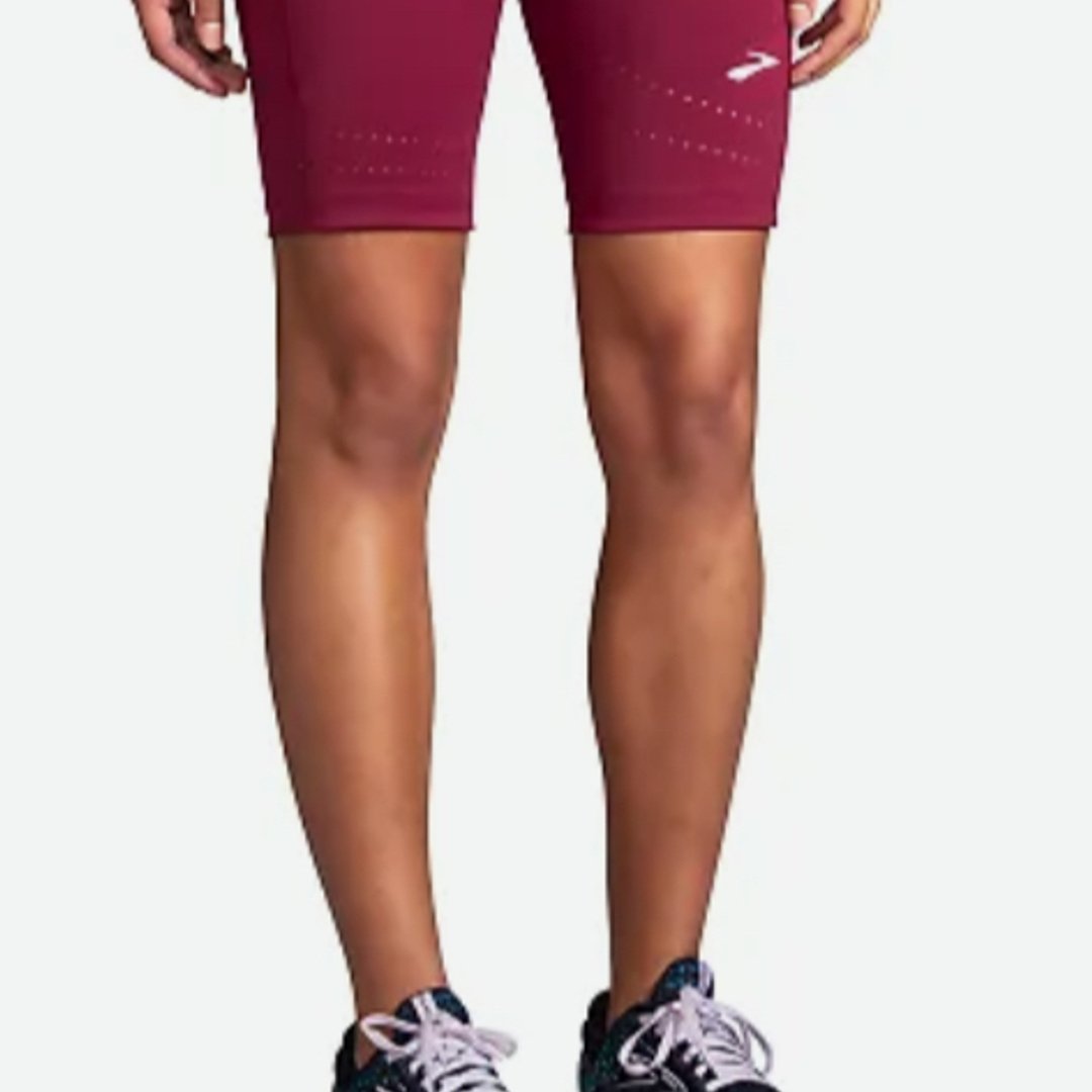 Brooks Method 8 Inch Womens Short Running Tights - Black