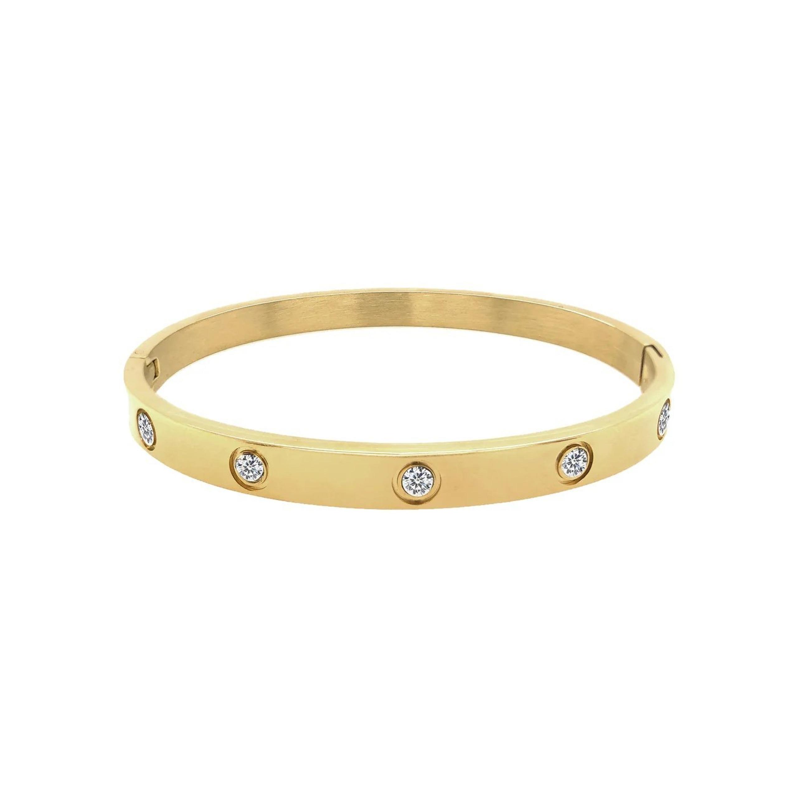 Yellow gold Bangle Bracelet