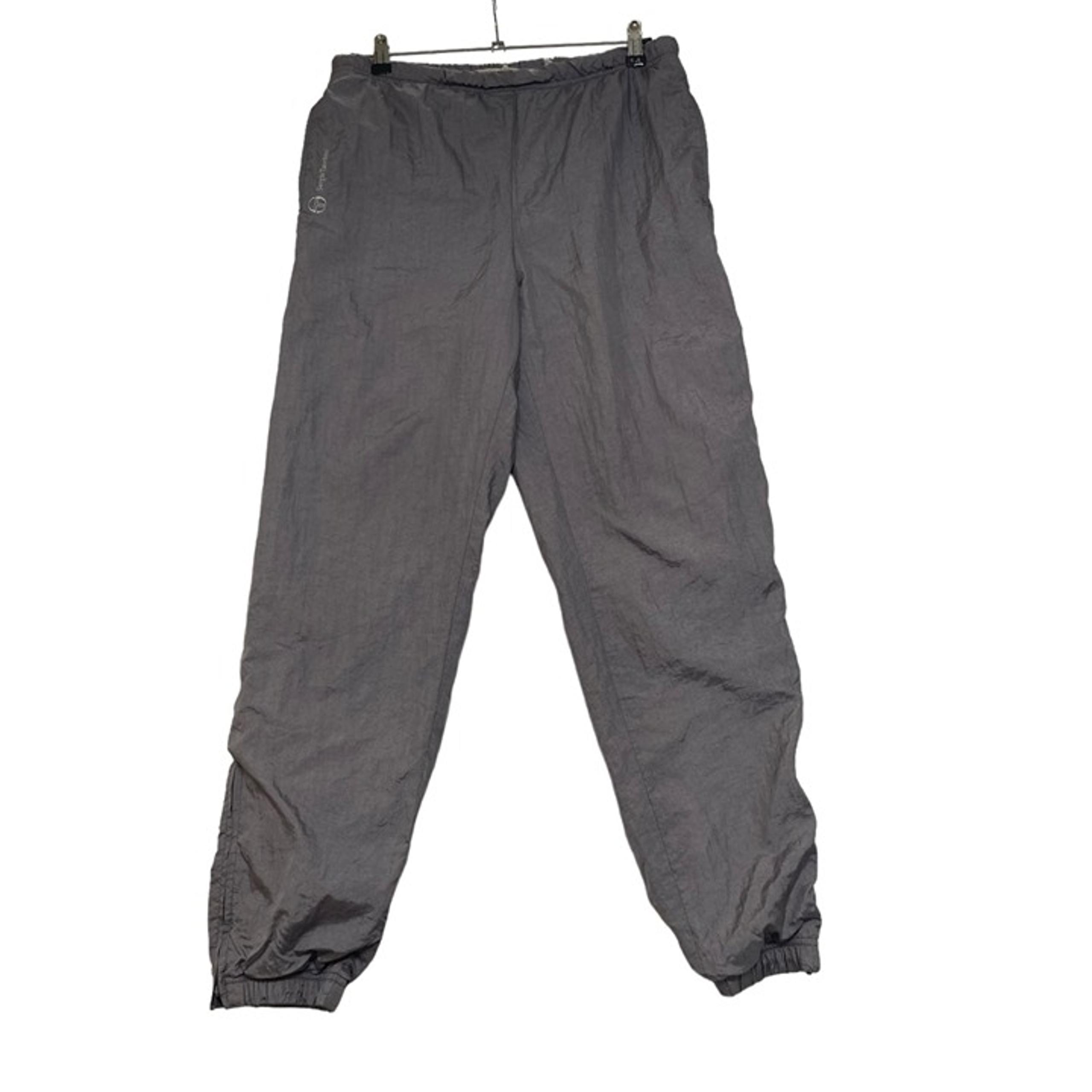 Vintage Sergio Tacchini Men Size 30 Italy Gray Lined Cotton Blend Track Pants