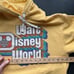 Walt Disney World Theme Park Exclusive Hoodie Retro Yellow Size Medium