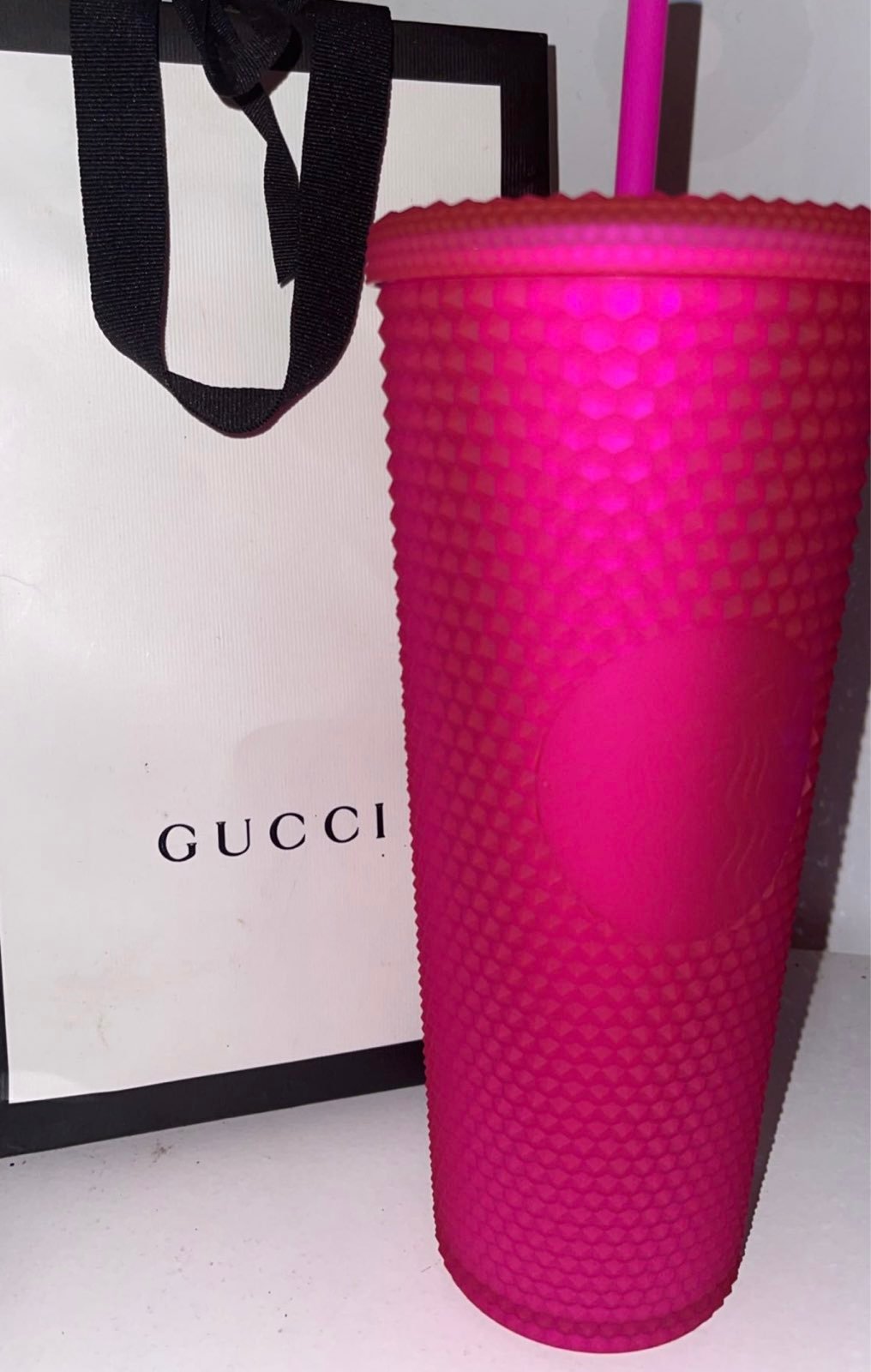 Hot Pink Tumblr Starbucks