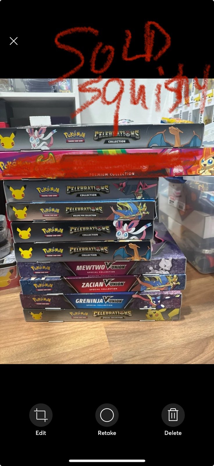 Pokemon Celebrations and Vunion