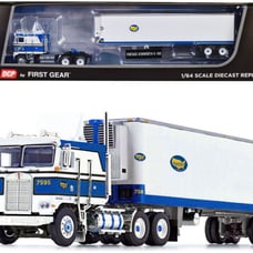 Kenworth K100 COE Flat Top with Vintage Air Foil and 40' Vintage Refrigerated