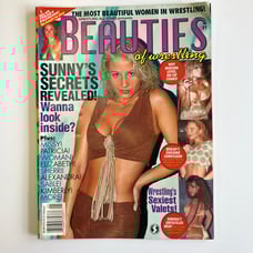 Beauties of Wrestling #1 Magazine 1997 Diva Sunny Poster Sable Francine Kimora