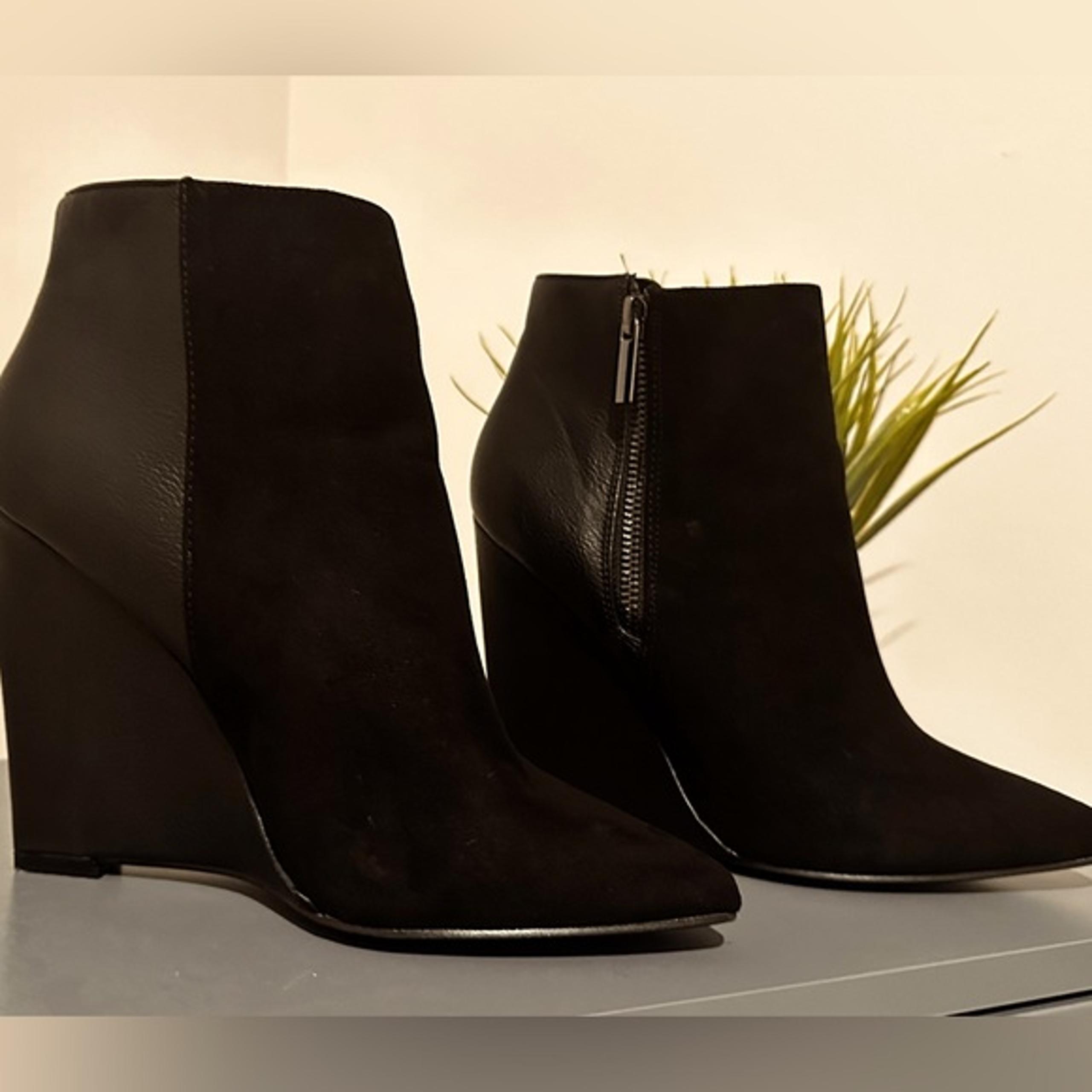 Wedge booties