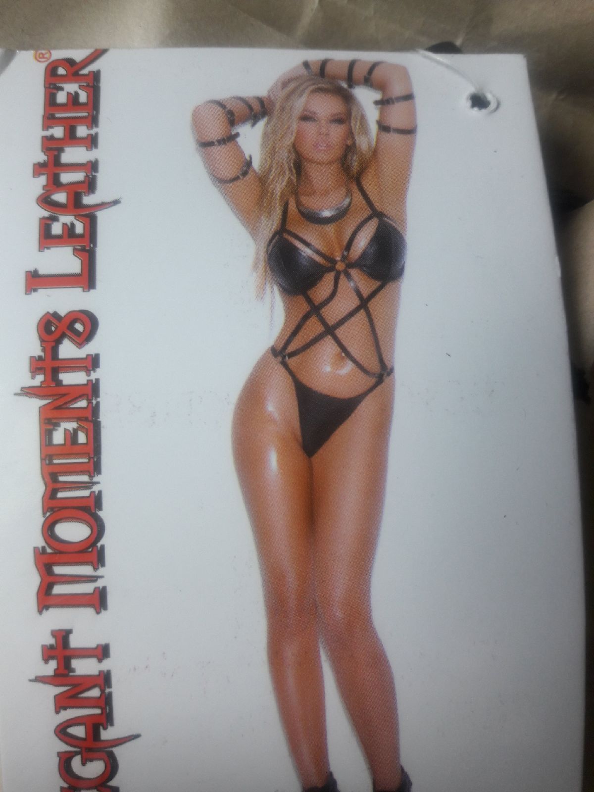 Multiple Strap Leather Teddy w/O Ring