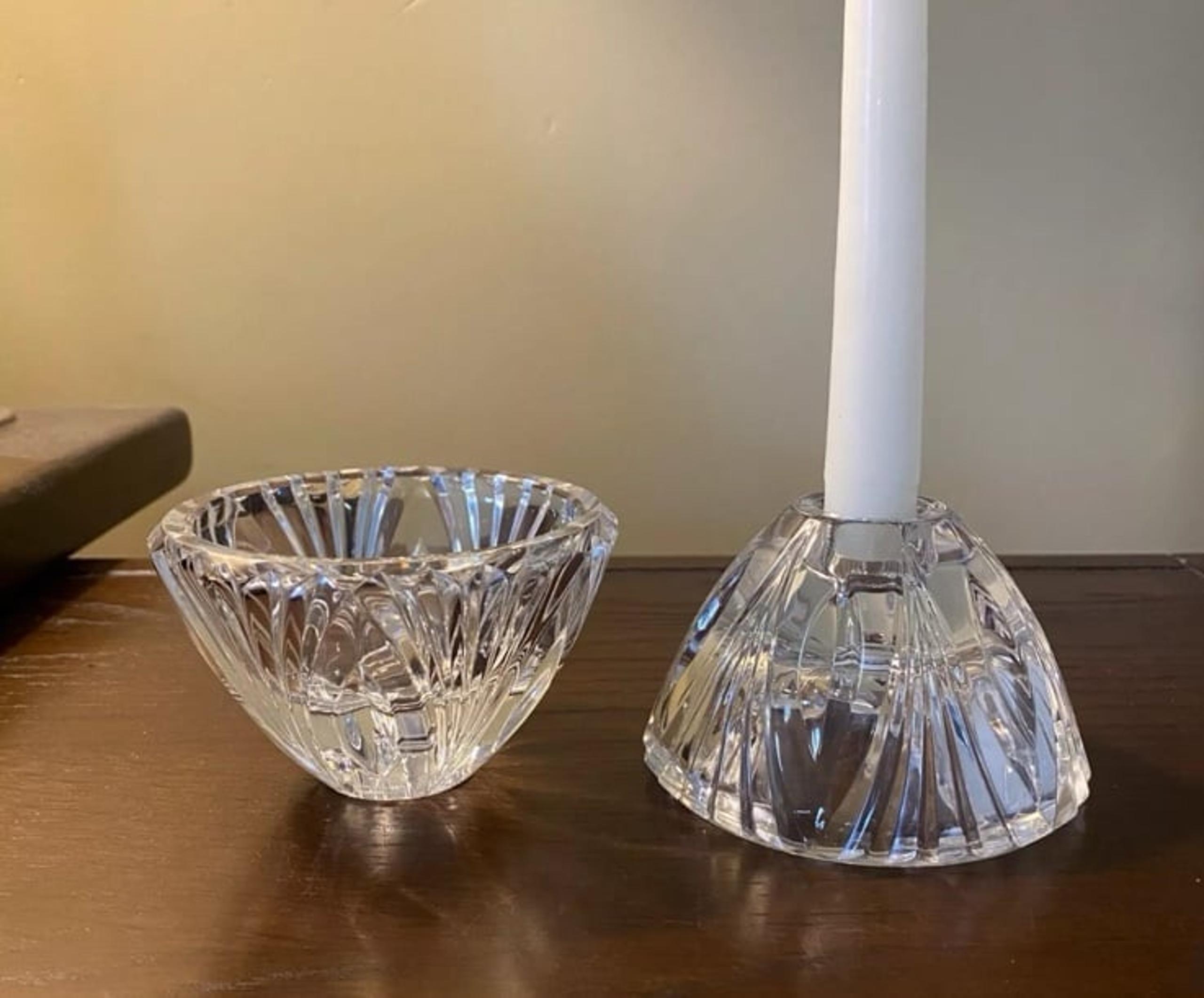 Solara, Marquis, crystal candle holder set of 2