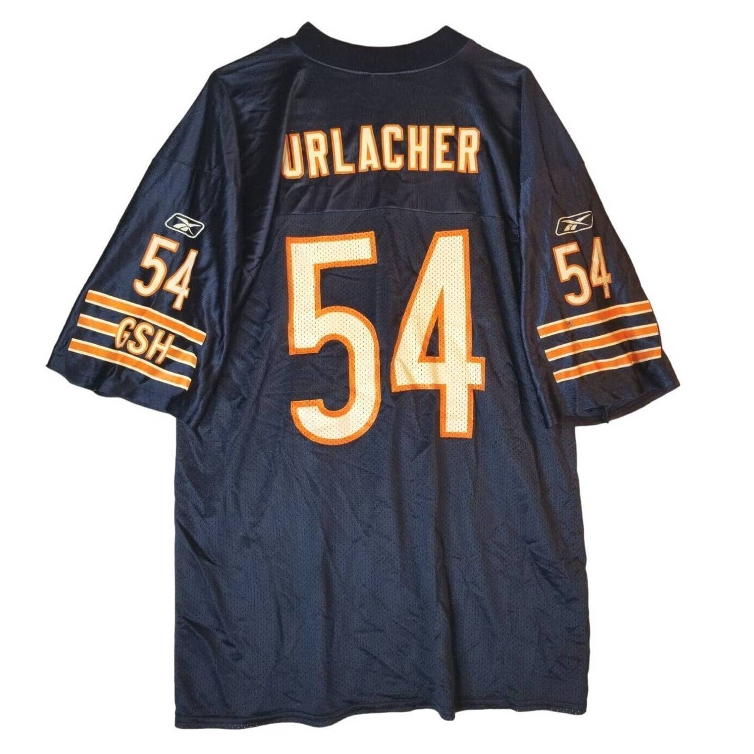 Reebok Jersey Size Large Youth Brian Urlacher Chicago Bears Football NFL Vintage