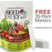 Survival Vegetable Seeds Garden Kit Over 16,000 Seeds Non-GMO and Heirloom