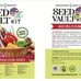 Survival Vegetable Seeds Garden Kit Over 16,000 Seeds Non-GMO and Heirloom