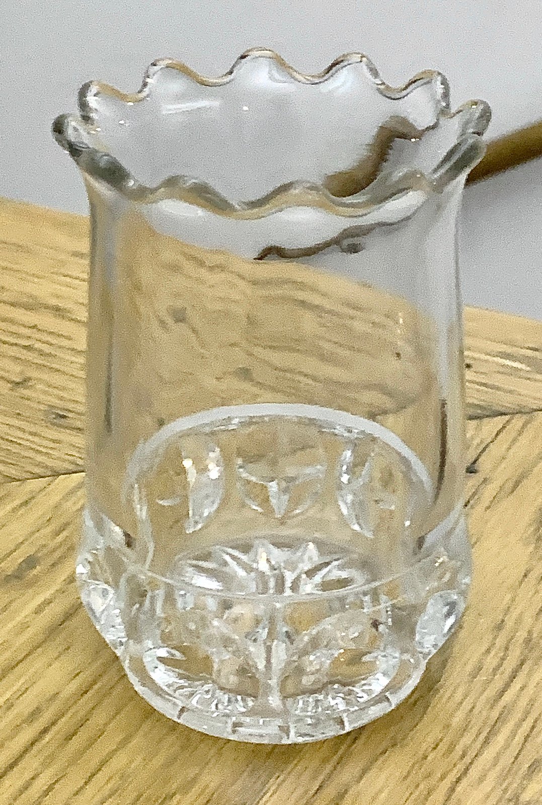 c. 1893 Antique Early American Pressed Glass Victorian Era Spooner