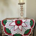 New handmade crochet round 17.5” tablecloth/cover for Christmas gifts E012