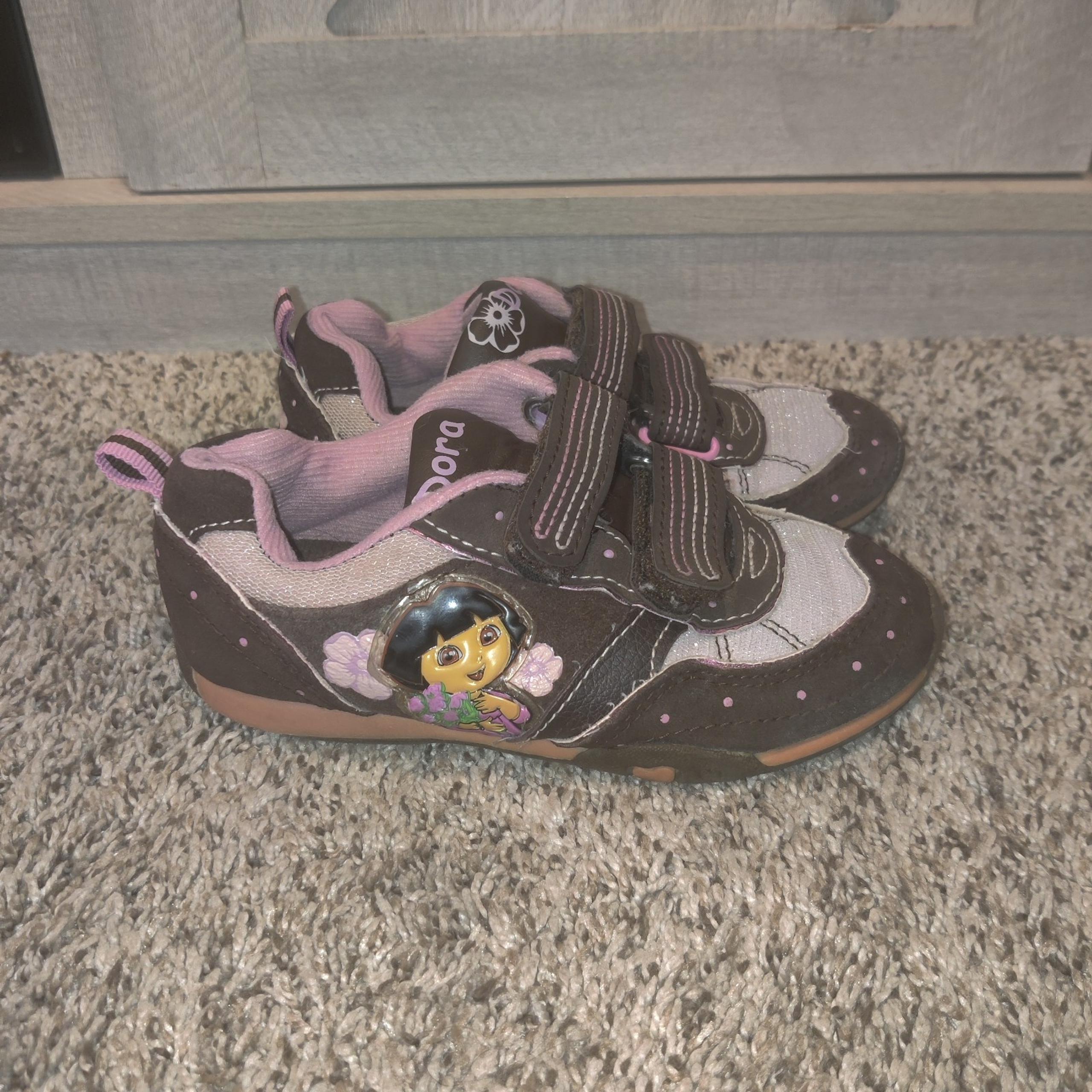 Dora Character Sneakers 2008 Toddler Girl Size 10