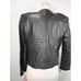 Womens Leather Blazer Jacket Black 6 Soft Lambskin Vintage 80s 90s Evan Davies