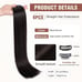 New 6PC Clip-in Hair Extensions 24 Long Straight Synthetic - Black Brown