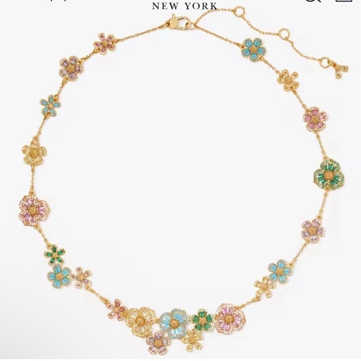 Kate Spade Fleurette Statement Necklace