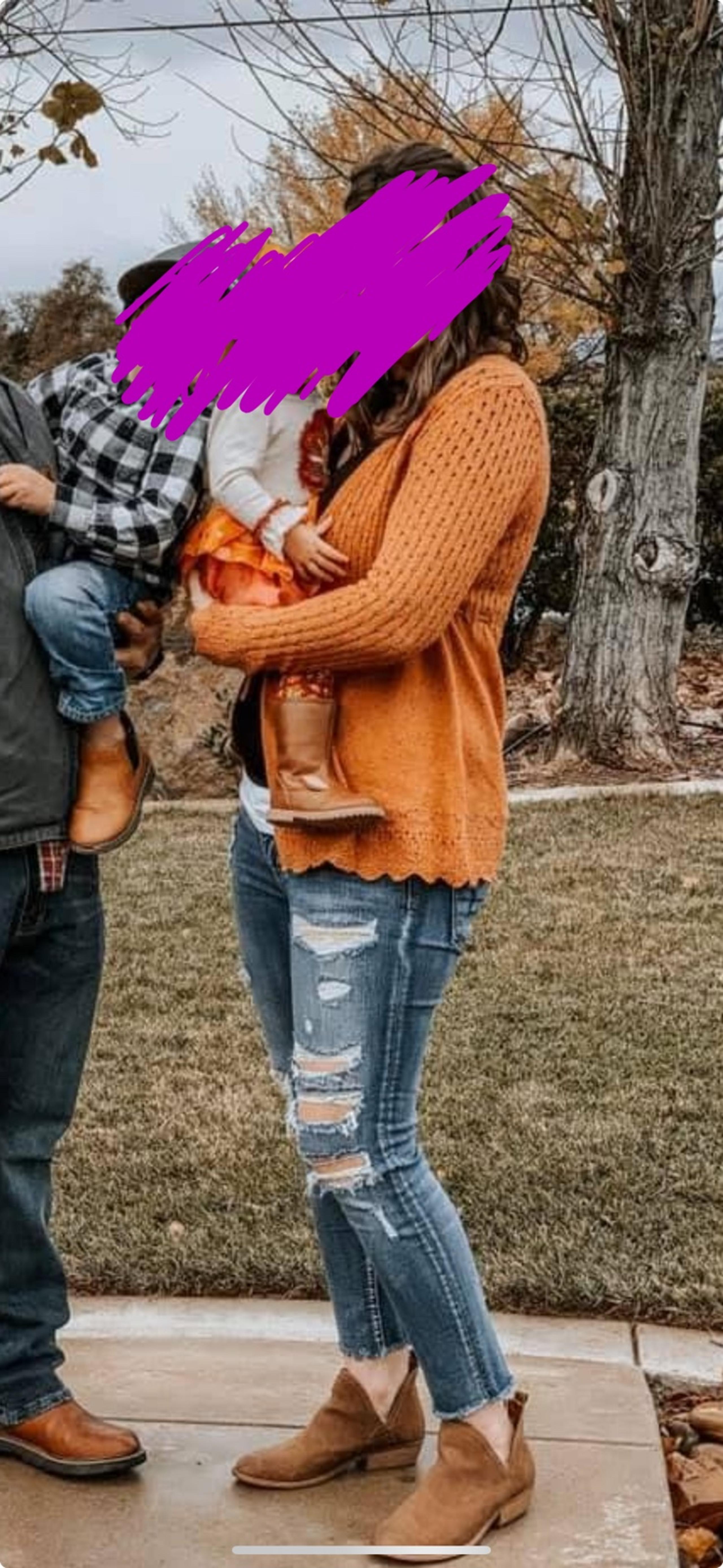 Fenn Wright Manson Burnt Orange Cardigan