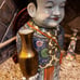 Antique Chinese JINGDEZHEN Famille Rose Figure Statue Late Qing Dynasty