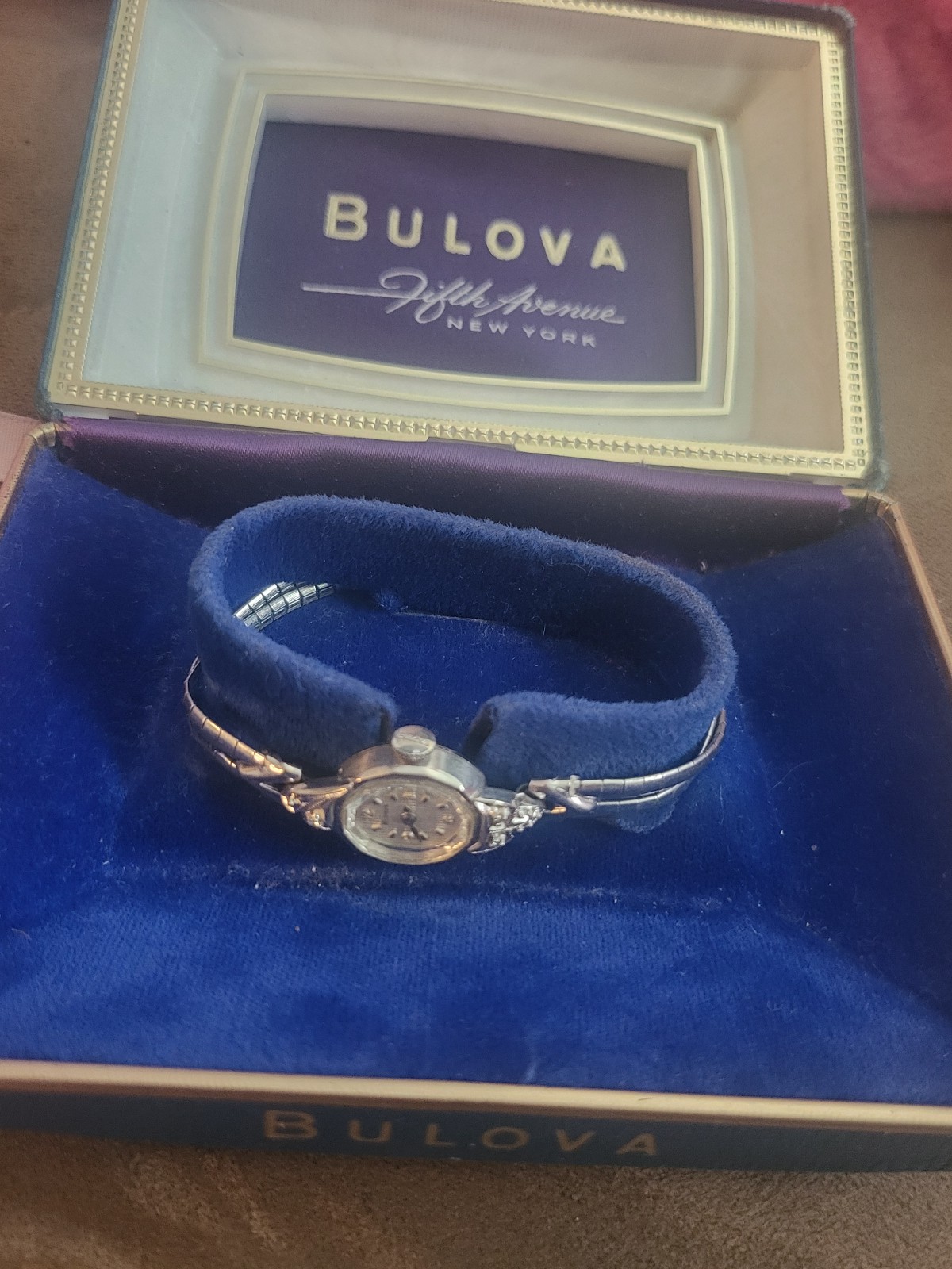 BULOVA DIAMOND VINTAGE WATCH