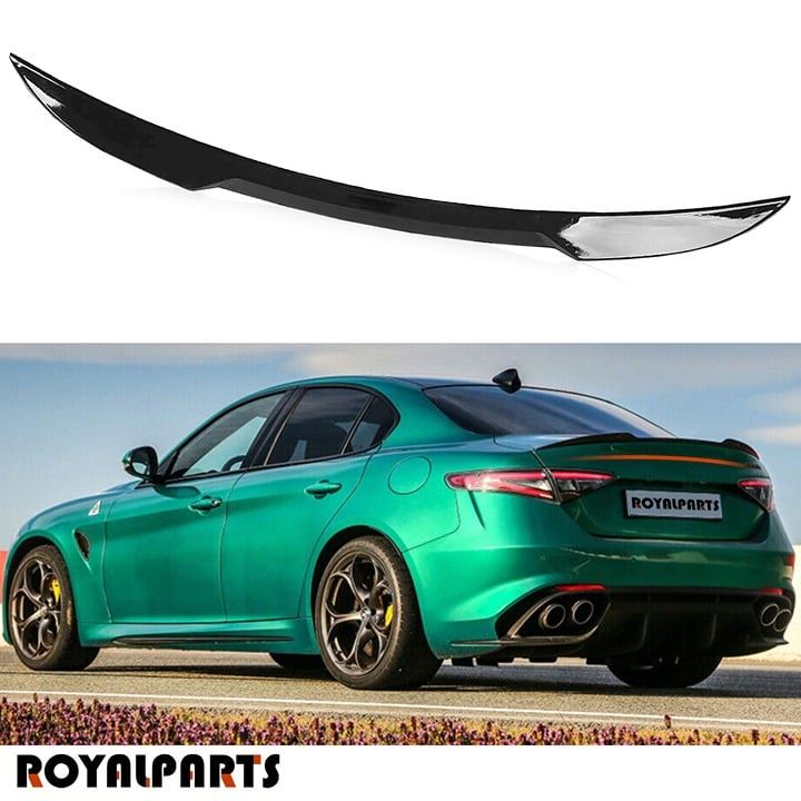 2015+ Alfa Romeo Giulia Rear Spoiler PG Style Gloss Black Brand New