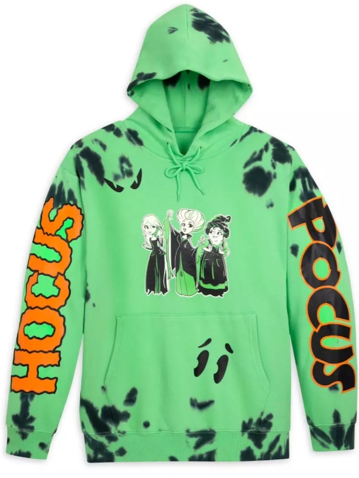 Hocus Pocus Disney Tie-Dye Pullover Hoodie for Adults