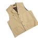 Wyoming Traders Vest Brown Camel Canvas Mens XL Button Up Western Lined