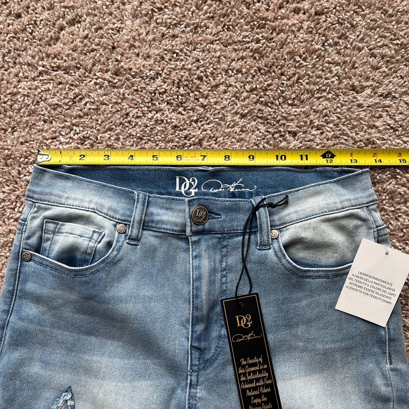 Diane Gilman Star Appliqué shops Jeans