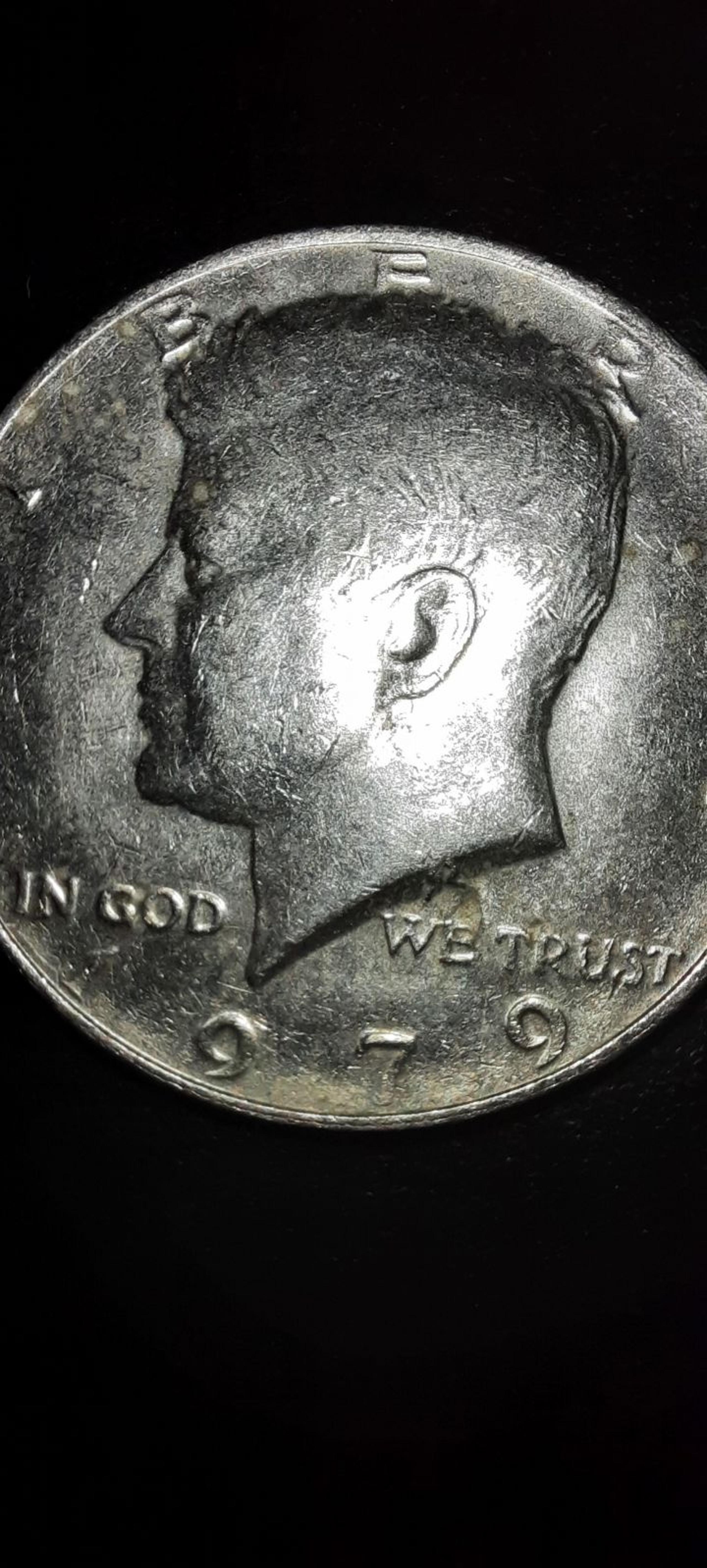 1979 Kennedy half dollar error.