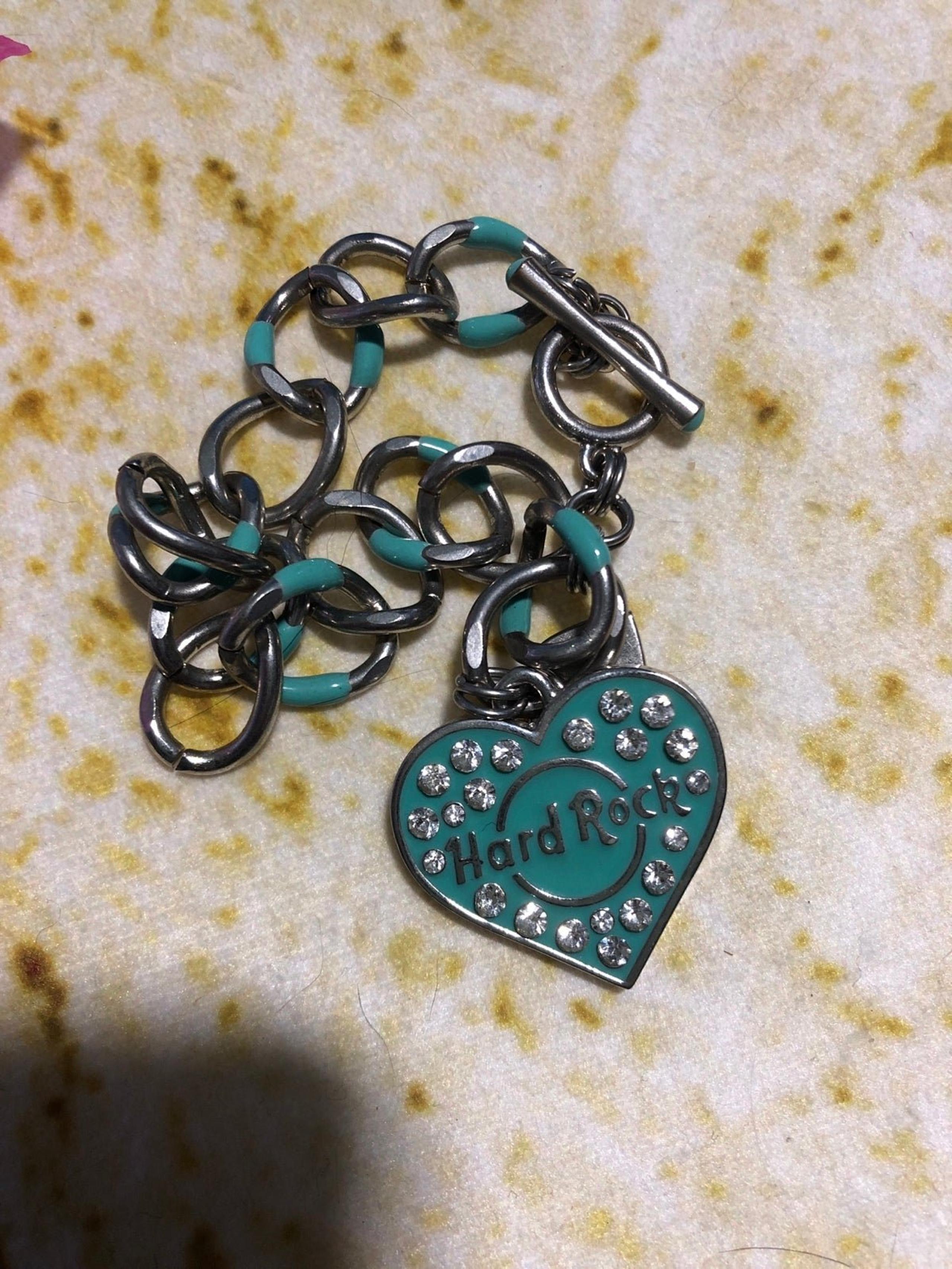 Teal Hard Rock Hotel Chain Bracelet - Hard Rock Cafe