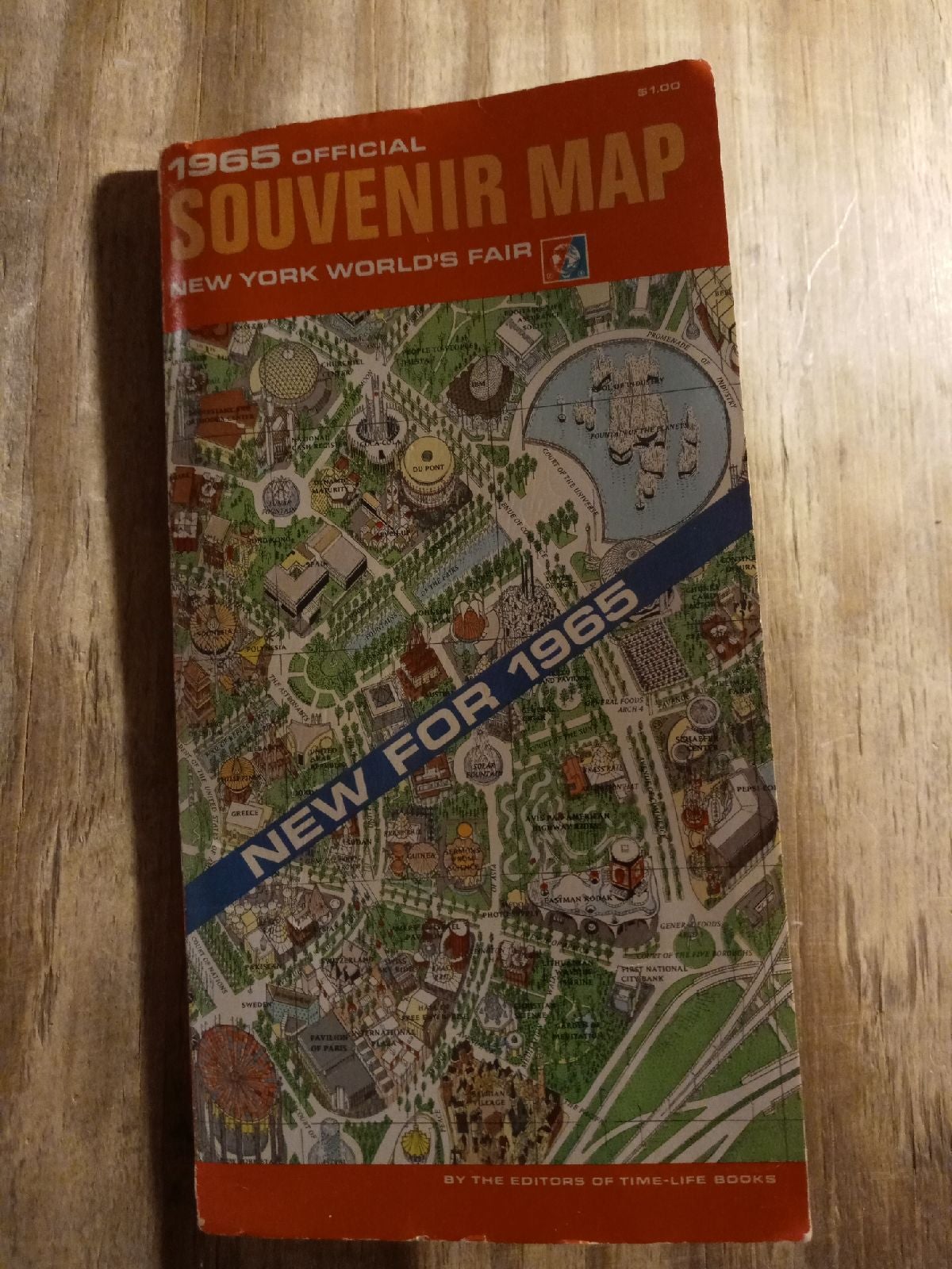 Souvenir map 1965 official New York worl