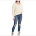 Free People oversized Icing V Neck Ivory Sweater size XS