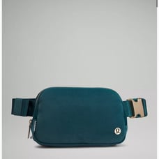 NWT Lululemon Everywhere Belt Bag Velour ColourGreen Jasper/Gold