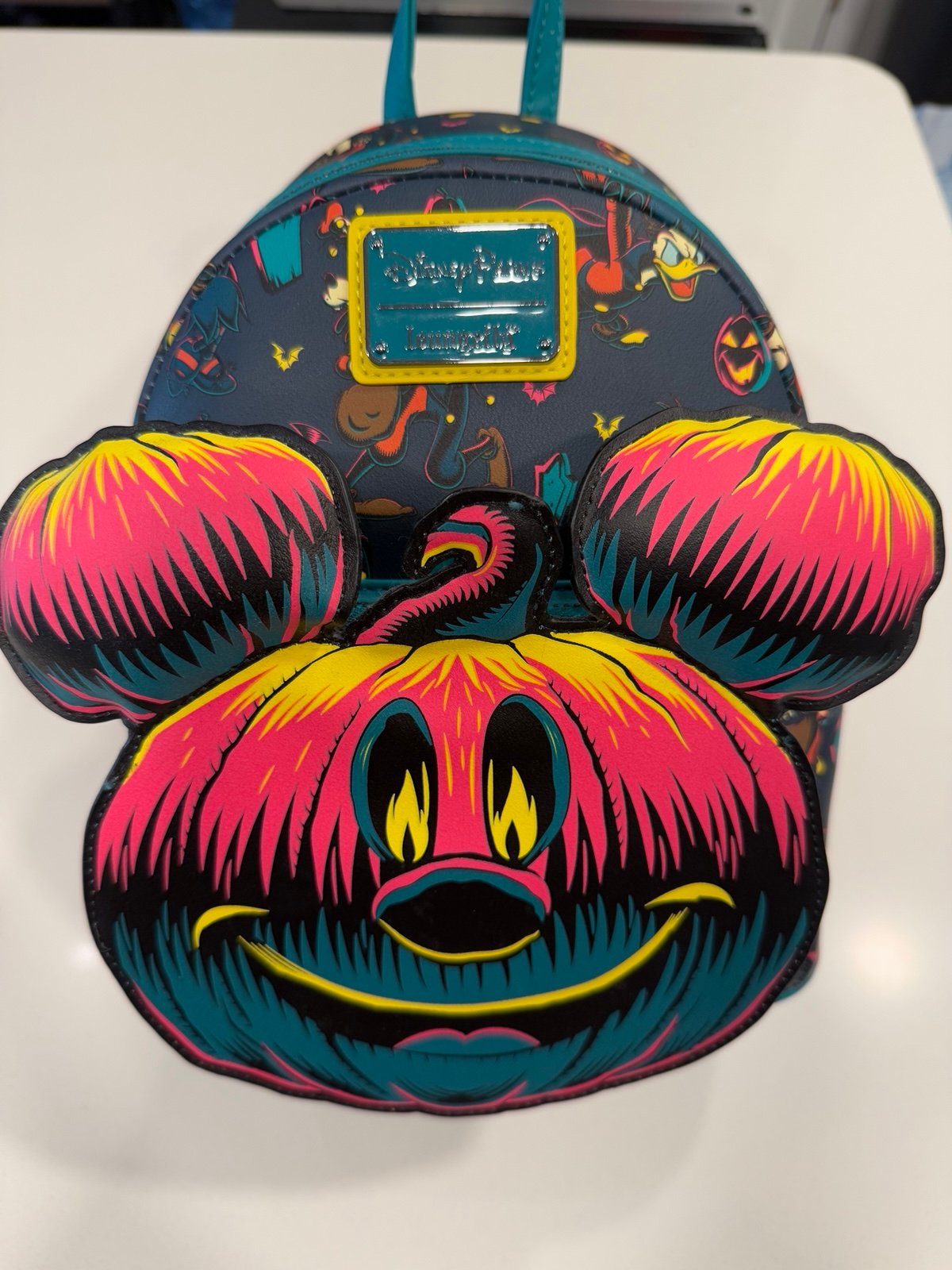 Loungefly Disney Parks Mickey Mouse Halloween 2023 Glow Mini Backpack