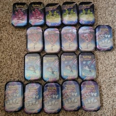 Pokemon TCG Paldean Fates Mini Tin Lot of 19