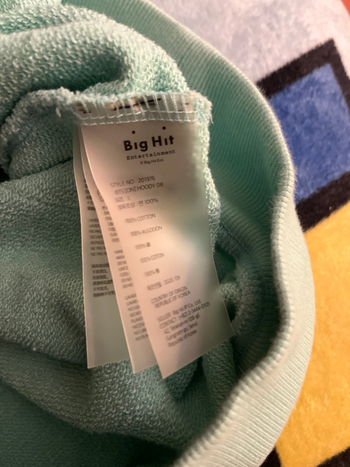 NWT: BTS ON Bring the Pain Gray Hoodie Adult Size XL