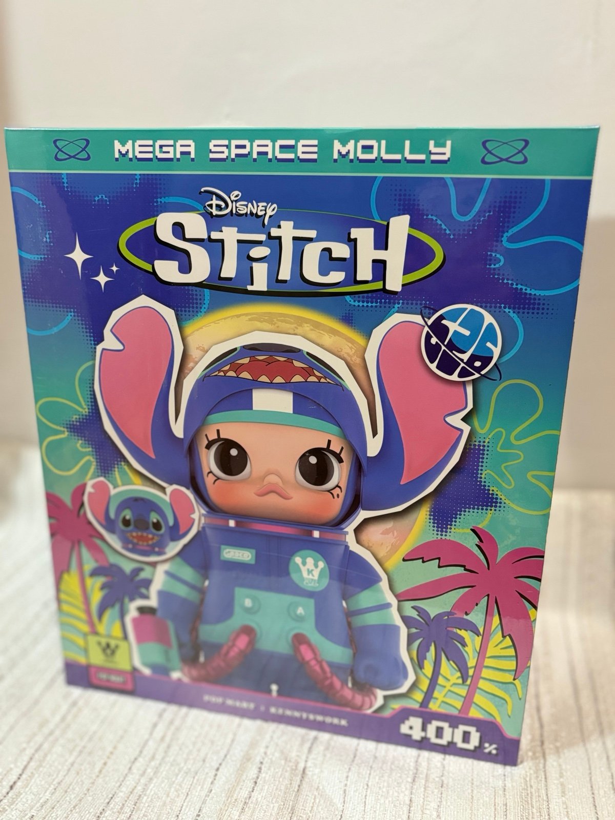 Pop mart mega space molly 400% Disney Stitch