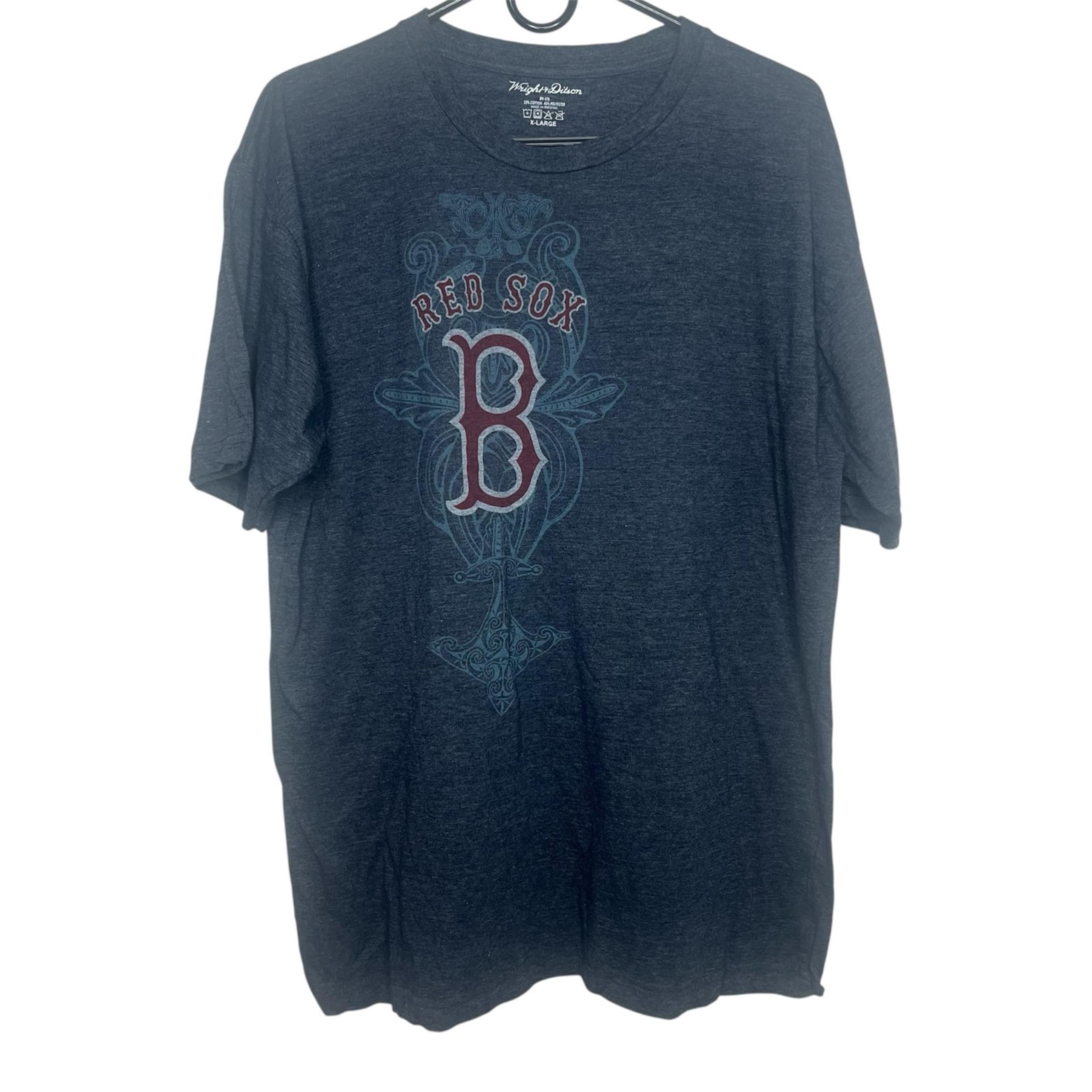 BOSTON RED SOX Wright & Ditson MLB Baseball Women’s T Shirt Size XL Sports