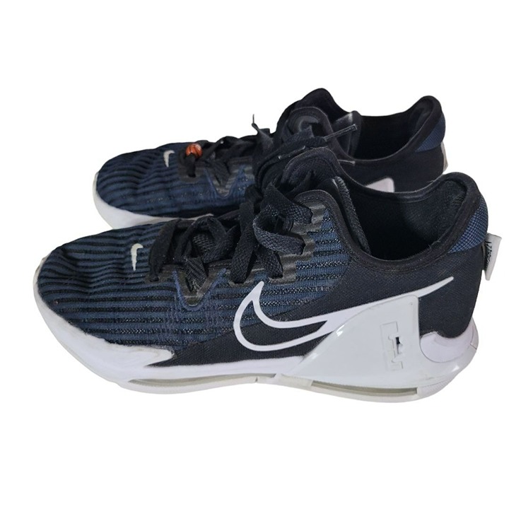 Nike Boys Y7 Lebron Basketball Shoes Blue White DD0423 002 Sneakers