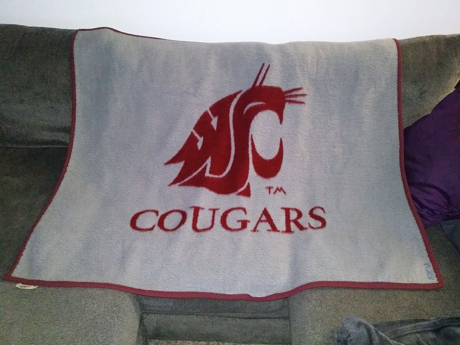 vintage Biederlack Washington state Coug