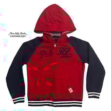 Ralph Lauren Polo 6Y Red & Navy Varsity Hoodie