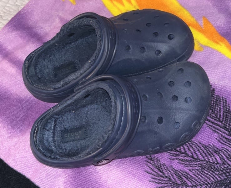 Size 7 Blue Crocs