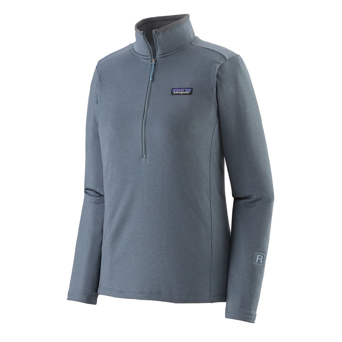 Patagonia Regulator Women's XS Plume Grey R1 Daily Half Zip Neck Pullover Therm