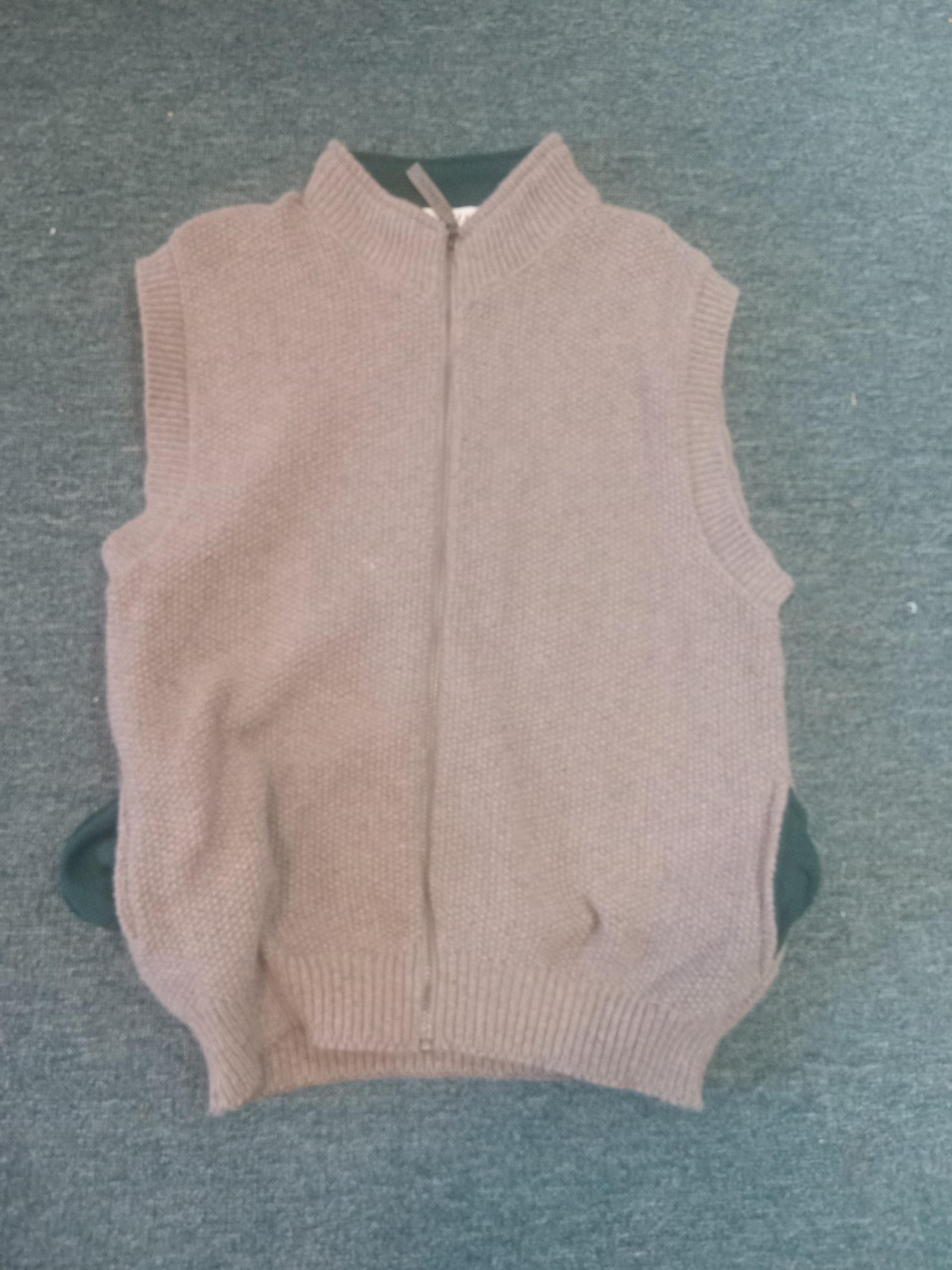 Vintage orvis men's wool blend xl zip vest