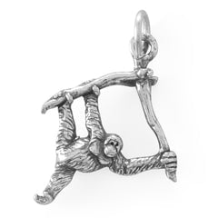 Oxidized 3D Playing angutan Charm