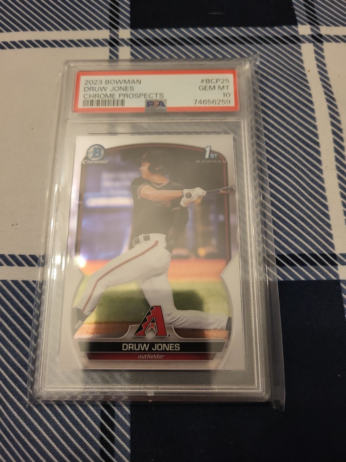 PSA 10 Druw Jones Bowman Chrome prospect