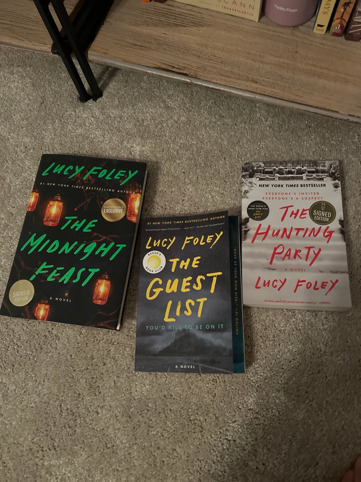 ALL SIGNED LUCY FOLEY NOVELS